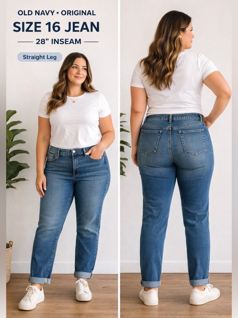 Old Navy Mid-Rise Jeans, Stretch Denim